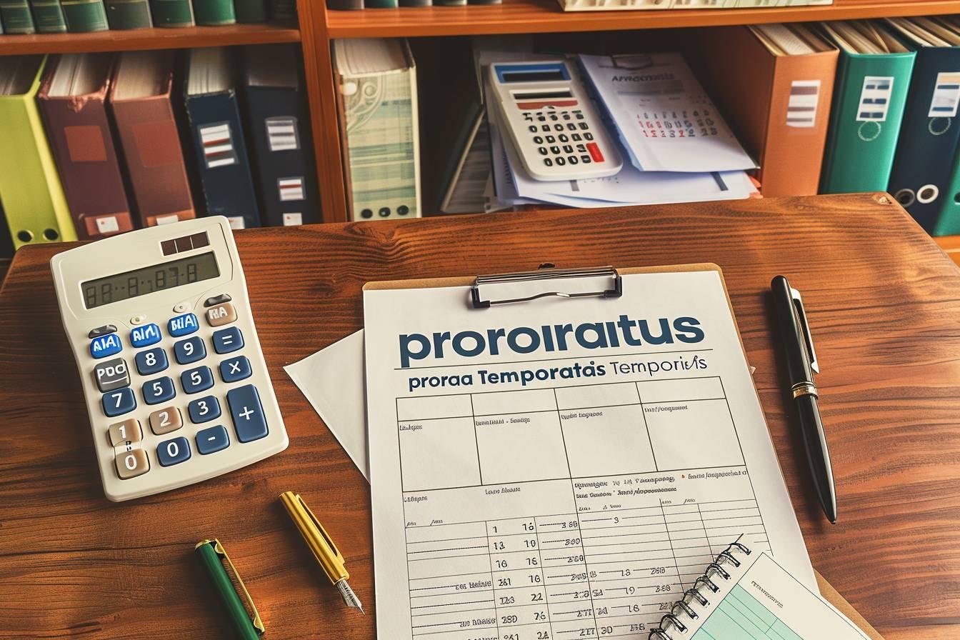 Prorata temporis : définition, calcul et règles d'application en droit du travail et comptabilité