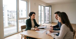 Immeuble résidentiel locatif en ville, représentant l'investissement immobilier locatif