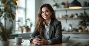 Investissement immobilier SCPI : immeubles résidentiels et documents financiers sur bureau moderne