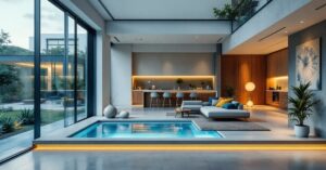 Plus-value résidence principale : maison individuelle moderne symbolisant la vente immobilière et l'exonération fiscale